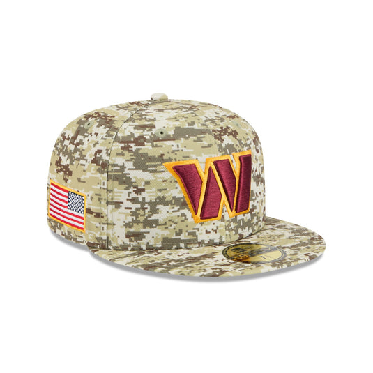Washington Commanders 2025 Salute to Service Fan Gear 59FIFTY Fitted Hat - New Era Cap