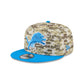 Detroit Lions 2025 Salute to Service Fan Gear 9FIFTY Snapback Hat