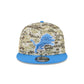 Detroit Lions 2025 Salute to Service Fan Gear 9FIFTY Snapback Hat