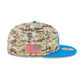 Detroit Lions 2025 Salute to Service Fan Gear 9FIFTY Snapback Hat