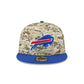 Buffalo Bills 2025 Salute to Service Fan Gear 9FIFTY Snapback Hat