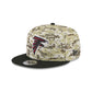 Atlanta Falcons 2025 Salute to Service Fan Gear 9FIFTY Snapback Hat