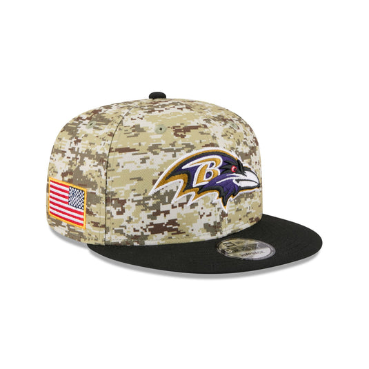 Baltimore Ravens 2025 Salute to Service Fan Gear 9FIFTY Snapback Hat - New Era Cap