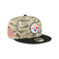 Pittsburgh Steelers 2025 Salute to Service Fan Gear 9FIFTY Snapback Hat