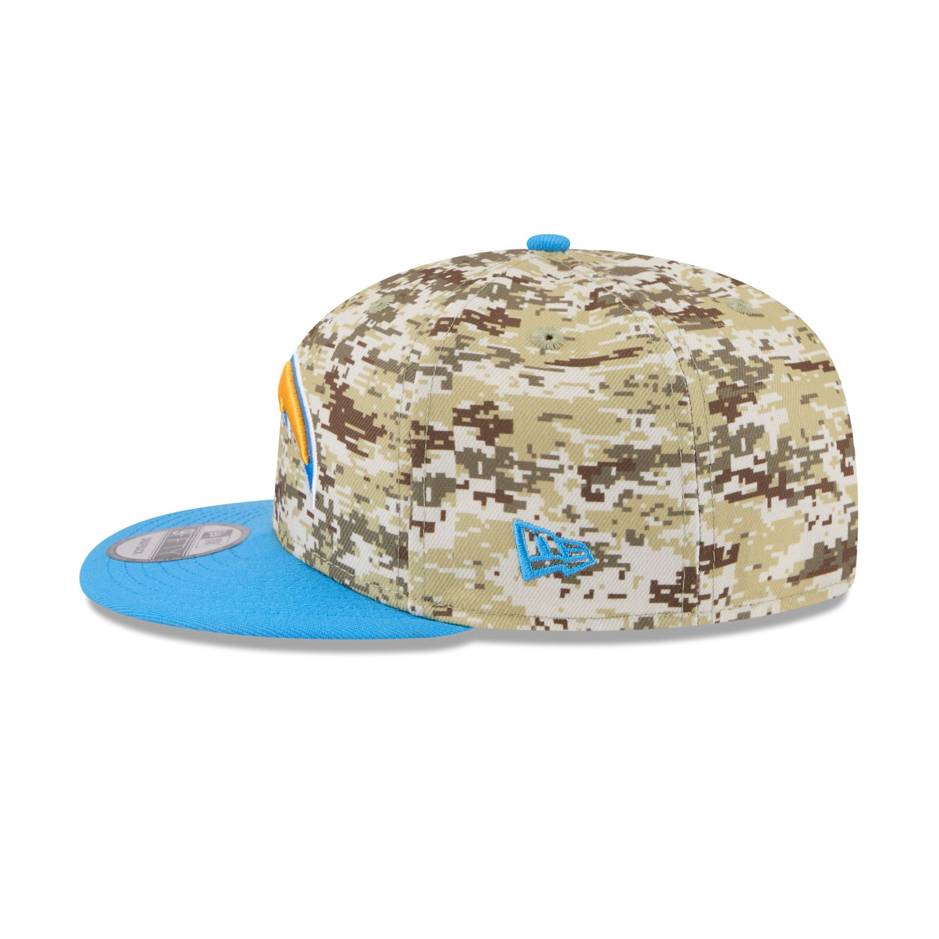 Los Angeles Chargers 2025 Salute to Service Fan Gear 9FIFTY Snapback Hat