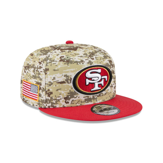 San Francisco 49ers 2025 Salute to Service Fan Gear 9FIFTY Snapback Hat - New Era Cap