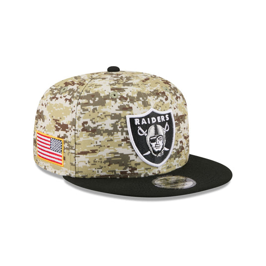 Las Vegas Raiders 2025 Salute to Service Fan Gear 9FIFTY Snapback Hat - New Era Cap