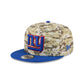 New York Giants 2025 Salute to Service Fan Gear 9FIFTY Snapback Hat
