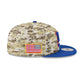 New York Giants 2025 Salute to Service Fan Gear 9FIFTY Snapback Hat