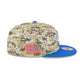 Los Angeles Rams 2025 Salute to Service Fan Gear 9FIFTY Snapback Hat