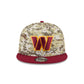 Washington Commanders 2025 Salute to Service Fan Gear 9FIFTY Snapback Hat