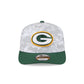 Green Bay Packers 2025 Salute to Service Fan Gear 9SEVENTY Stretch-Snap Hat