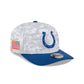Indianapolis Colts 2025 Salute to Service Fan Gear 9SEVENTY Stretch-Snap Hat