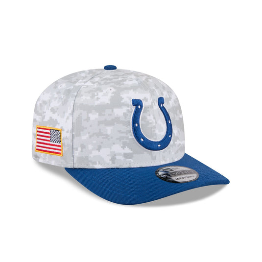 Indianapolis Colts 2025 Salute to Service Fan Gear 9SEVENTY Stretch-Snap Hat - New Era Cap