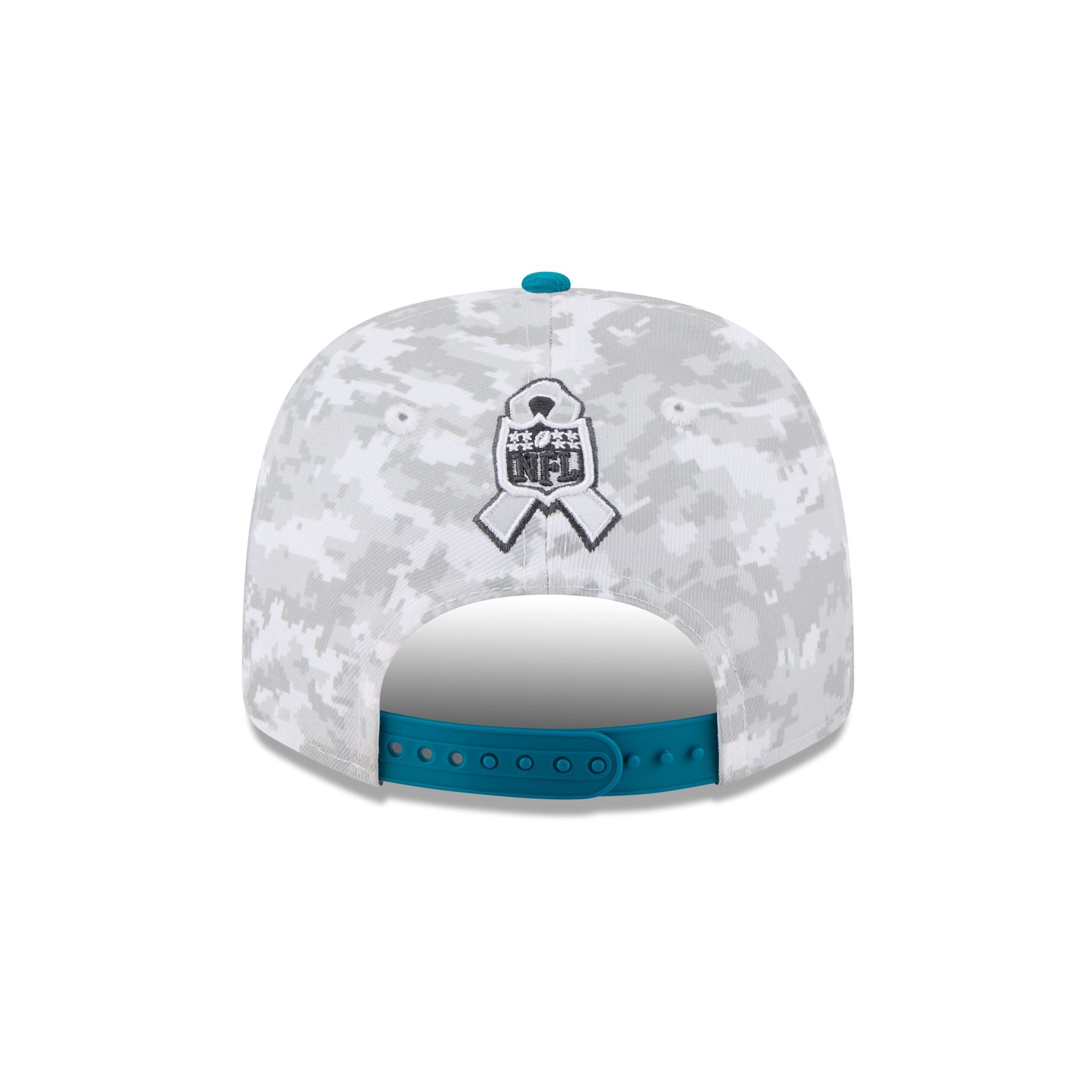 jacksonville jaguar gear Jacksonville Jaguars 2025 Salute to Service Fan Gear 9SEVENTY Stretch-Snap Hat, White, by New Era
