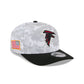 Atlanta Falcons 2025 Salute to Service Fan Gear 9SEVENTY Stretch-Snap Hat