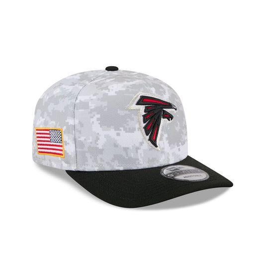 Atlanta Falcons 2025 Salute to Service Fan Gear 9SEVENTY Stretch-Snap Hat - New Era Cap