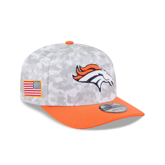 Denver Broncos 2025 Salute to Service Fan Gear 9SEVENTY Stretch-Snap Hat - New Era Cap