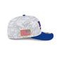 New York Giants 2025 Salute to Service Fan Gear 9SEVENTY Stretch-Snap Hat