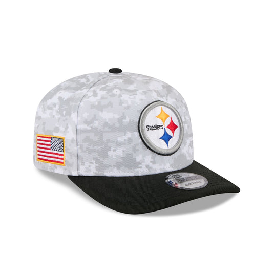 Pittsburgh Steelers 2025 Salute to Service Fan Gear 9SEVENTY Stretch-Snap Hat - New Era Cap