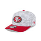 San Francisco 49ers 2025 Salute to Service Fan Gear 9SEVENTY Stretch-Snap Hat
