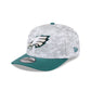 Philadelphia Eagles 2025 Salute to Service Fan Gear 9SEVENTY Stretch-Snap Hat