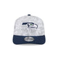 Seattle Seahawks 2025 Salute to Service Fan Gear 9SEVENTY Stretch-Snap Hat