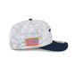 Seattle Seahawks 2025 Salute to Service Fan Gear 9SEVENTY Stretch-Snap Hat
