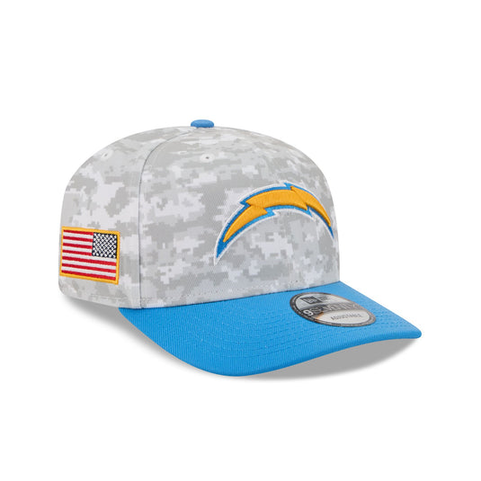 Los Angeles Chargers 2025 Salute to Service Fan Gear 9SEVENTY Stretch-Snap Hat - New Era Cap