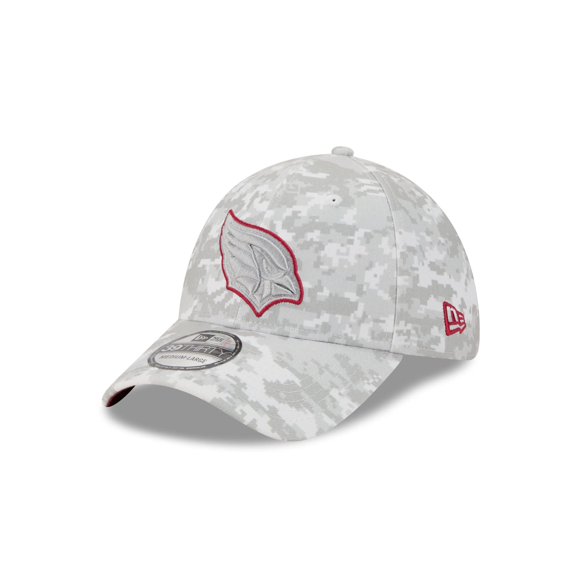 Arizona Cardinals 2025 Salute to Service Fan Gear 39THIRTY Stretch Fit Hat