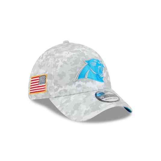 Carolina Panthers 2025 Salute to Service Fan Gear 39THIRTY Stretch Fit Hat - New Era Cap