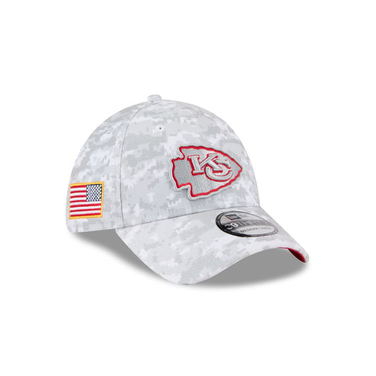 Kansas City Chiefs 2025 Salute to Service Fan Gear 39THIRTY Stretch Fit Hat - New Era Cap