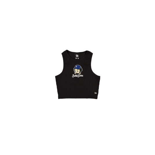 Bella Doña x Betty Boop x Los Angeles Dodgers Women's Cropped Tank Top - New Era Cap