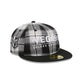 Vegas Golden Knights Grunge Plaid Retro Crown 59FIFTY Fitted Hat