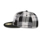 New York Rangers Grunge Plaid Retro Crown 59FIFTY Fitted Hat