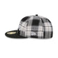Boston Bruins Grunge Plaid Retro Crown 59FIFTY Fitted Hat