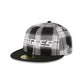 Philadelphia Eagles Grunge Plaid Retro Crown 59FIFTY Fitted Hat