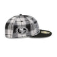 San Francisco 49ers Grunge Plaid Retro Crown 59FIFTY Fitted Hat
