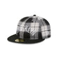Brooklyn Nets Grunge Plaid Retro Crown 59FIFTY Fitted Hat