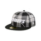 Kansas City Chiefs Grunge Plaid Retro Crown 59FIFTY Fitted Hat