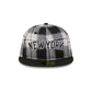 New York Knicks Grunge Plaid Retro Crown 59FIFTY Fitted Hat