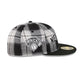 New York Knicks Grunge Plaid Retro Crown 59FIFTY Fitted Hat