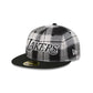 Los Angeles Lakers Grunge Plaid Retro Crown 59FIFTY Fitted Hat