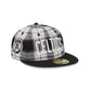Boston Celtics Grunge Plaid Retro Crown 59FIFTY Fitted Hat