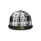Boston Celtics Grunge Plaid Retro Crown 59FIFTY Fitted Hat