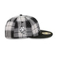 New York Mets Grunge Plaid Retro Crown 59FIFTY Fitted Hat