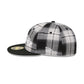 New York Yankees Grunge Plaid Retro Crown 59FIFTY Fitted Hat