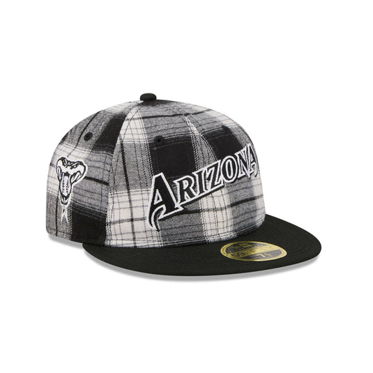 Arizona Diamondbacks Grunge Plaid Retro Crown 59FIFTY Fitted Hat - New Era Cap