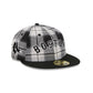 Boston Red Sox Grunge Plaid Retro Crown 59FIFTY Fitted Hat