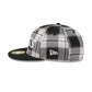 Los Angeles Kings Grunge Plaid Retro Crown 59FIFTY Fitted Hat